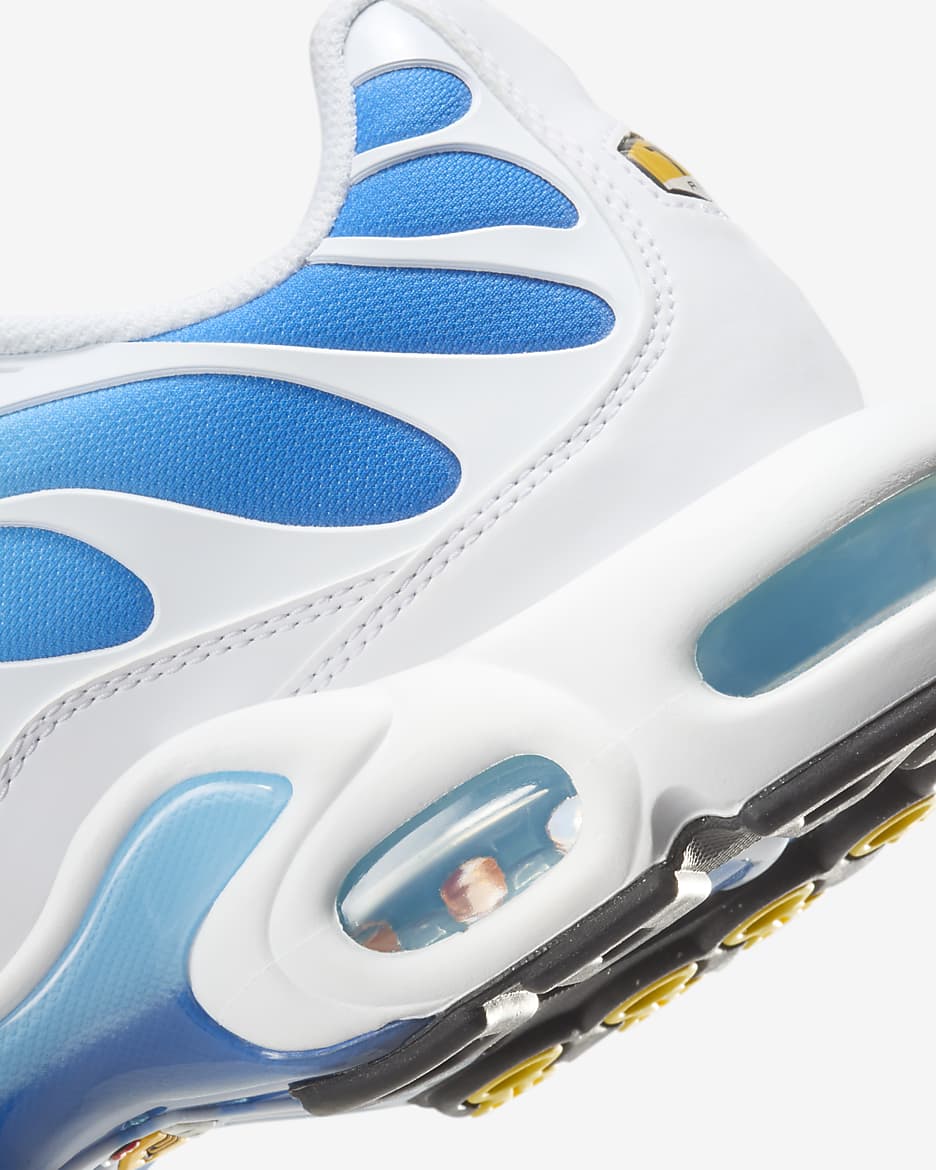 nike air max plus tn white blue